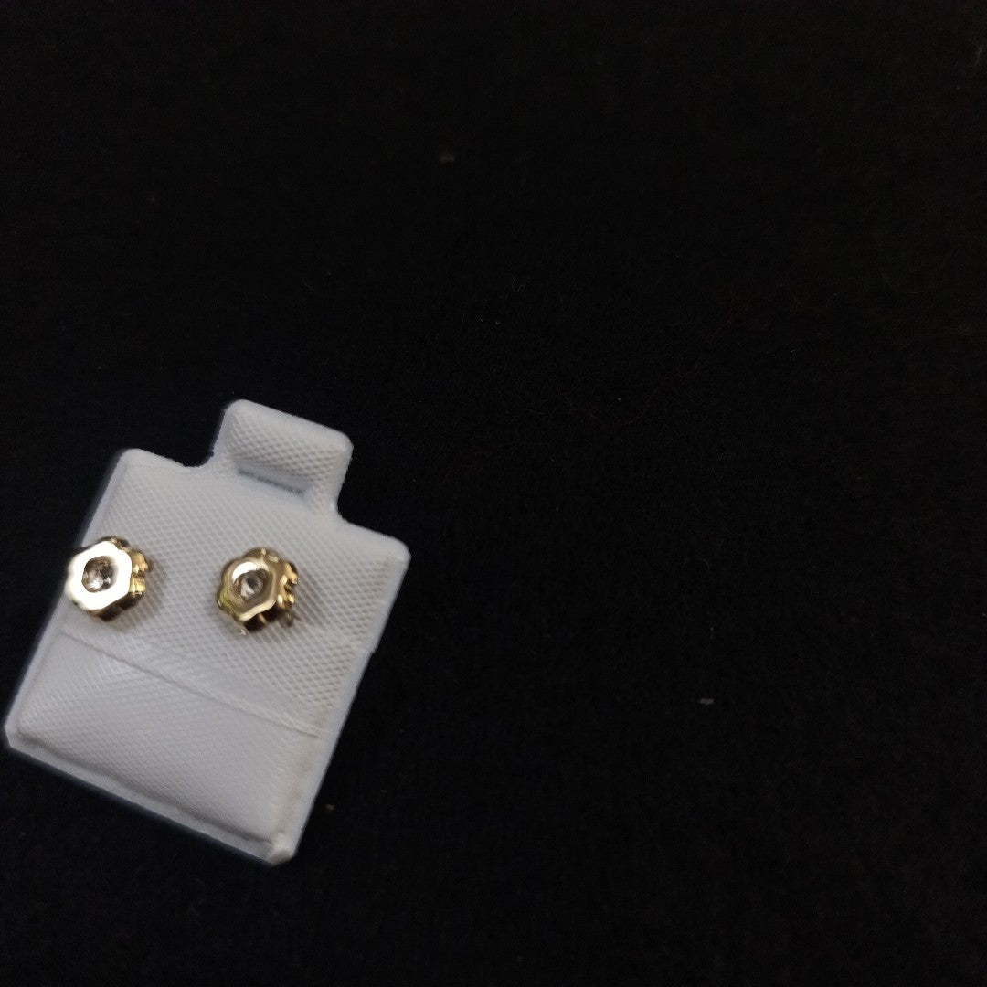 BROQUELES BROQUEL FIG FLOR C CIRCONIA 14K 0.2581 GR (NUEVO)