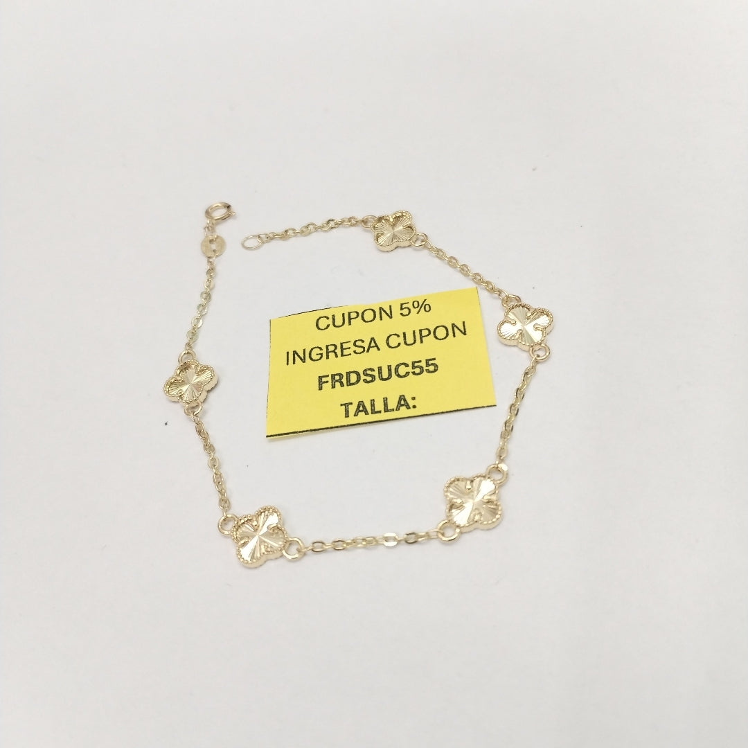 PULSERA ESPECIAL 14K 18 CM 3 GR (NUEVO)