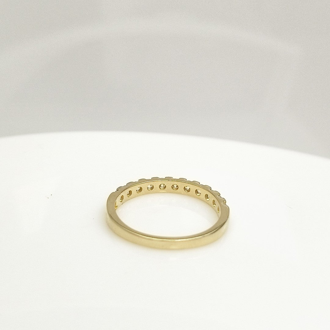 ANILLO ANILLITO MEDIA CHURUMBELA 14K 8 TALLA 2.1 GR (NUEVO)