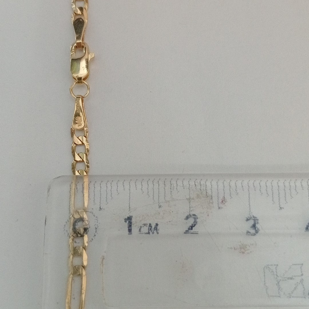CADENA 3X1 14K 55 CM 7.2 GR (NUEVO)