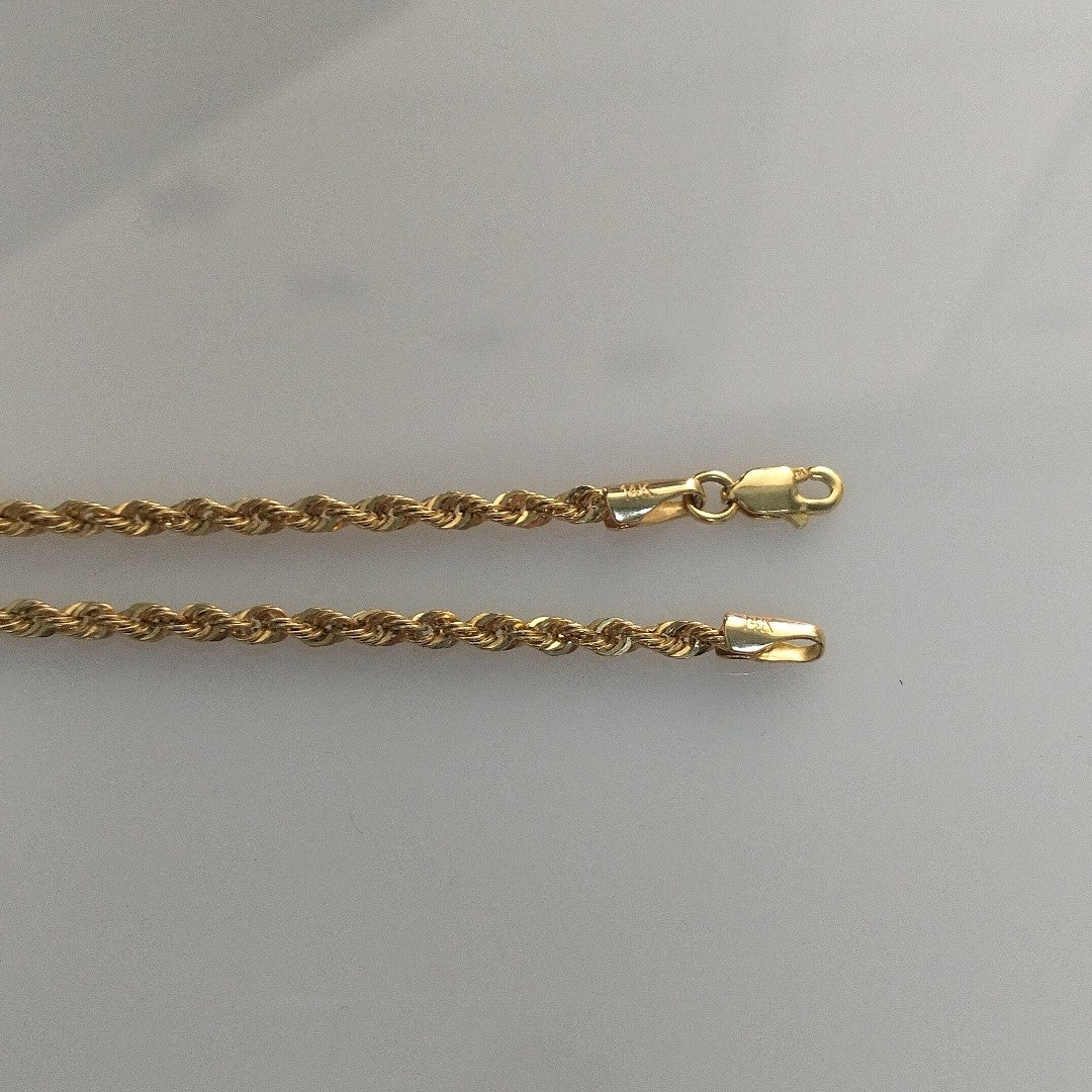 CADENA ORO 14 K 2.9 GRMS (SEMINUEVO)