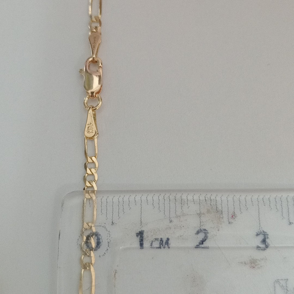 CADENA 3X1 14K 60 CM 5 GR (NUEVO)