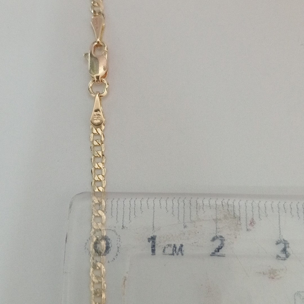 CADENA BARBADA 14K 55 CM 5.1 GR (NUEVO)