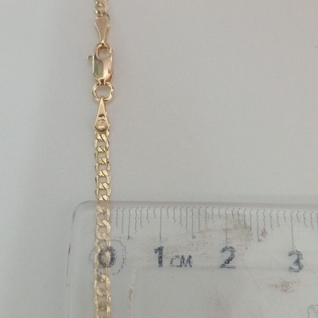 CADENA BARBADA 14K 55 CM 5.1 GR (NUEVO)