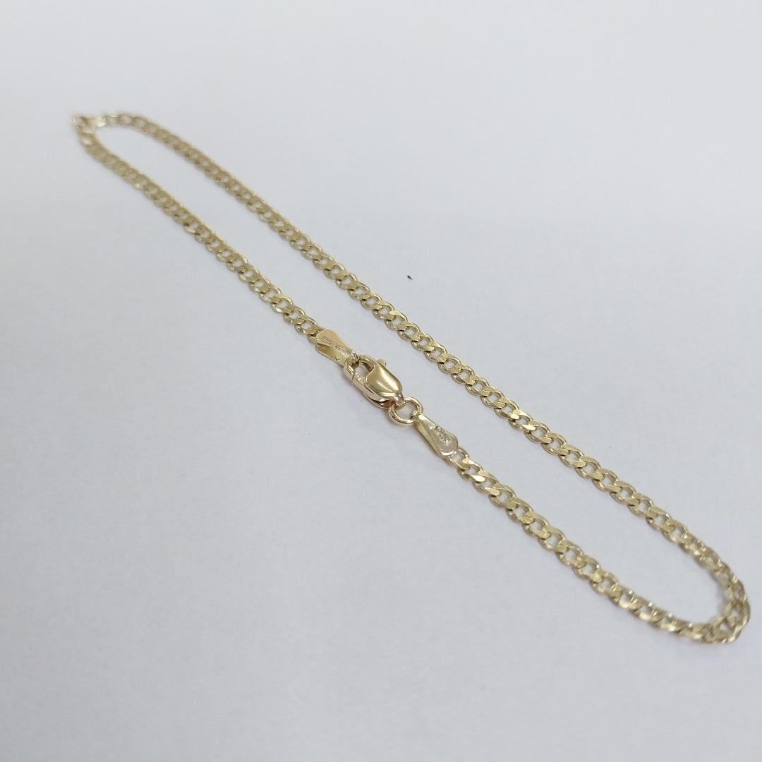 PULSERA BARBADA 14K 21 CM 2.3 GR (NUEVO)