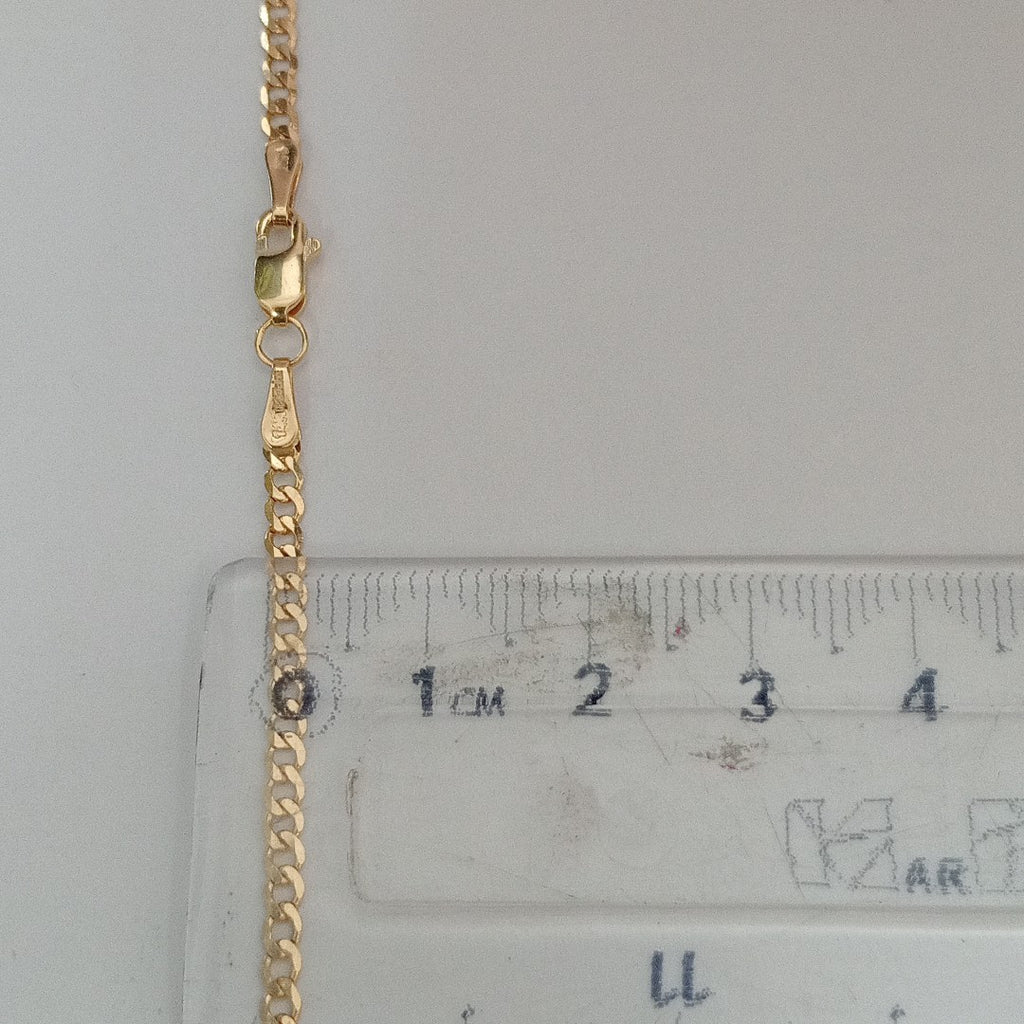 CADENA BARBADA 14K 55 CM 5.4 GR (NUEVO)
