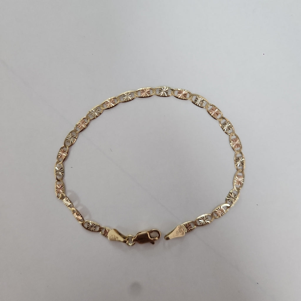 PULSERA GUCHI 14K 18 CM 2.9 GR (NUEVO)