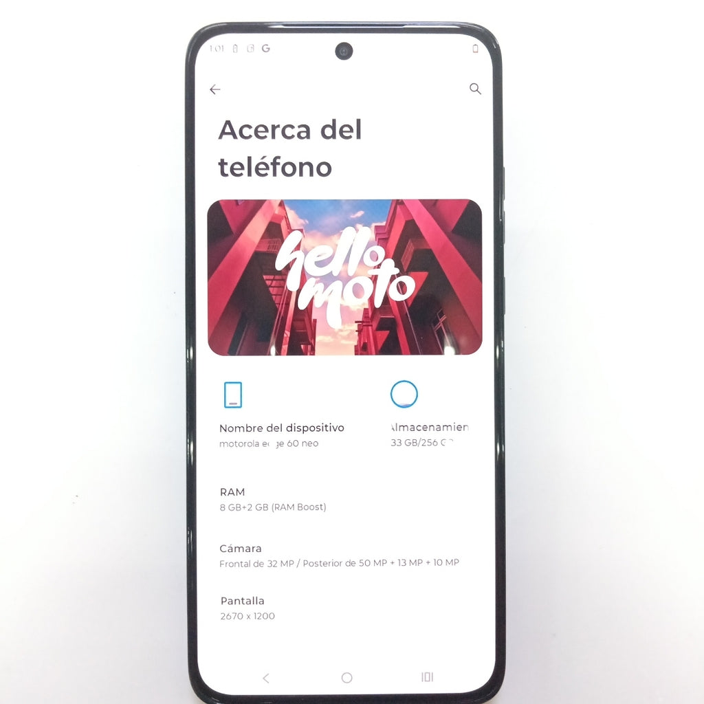 CELULAR MOTOROLA EGDE 60 NEO XT2509-1 (2025) 256 GB 12 GB RAM (SEMINUEVO)