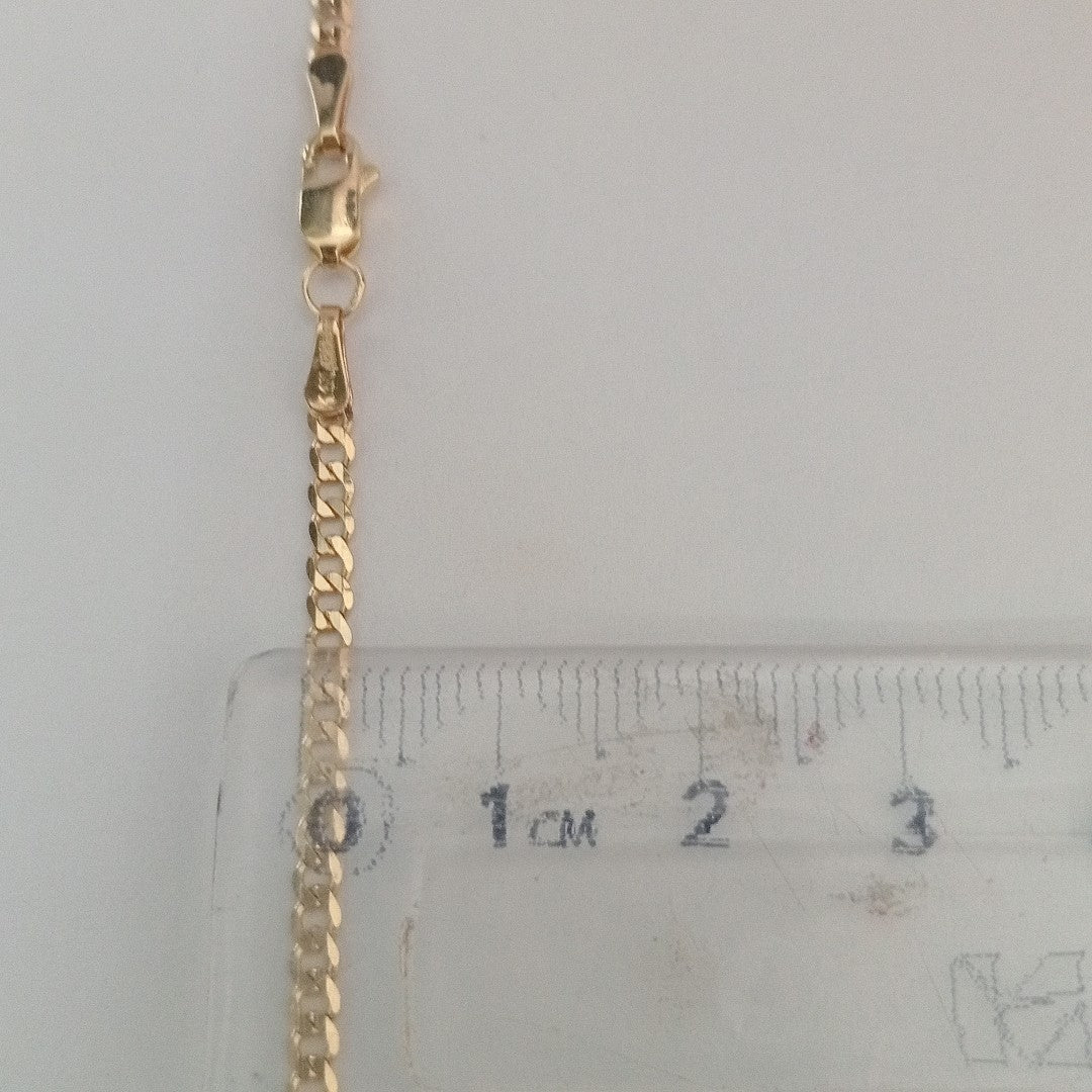 CADENA BARBADA 14K 55 CM 5.9 GR (NUEVO)