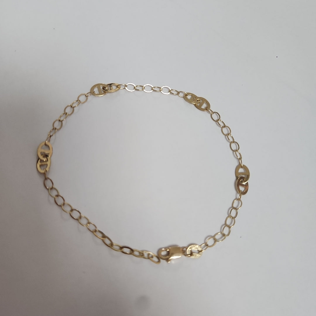 PULSERA ESPECIAL 14K 21 CM 1.8 GR (NUEVO)