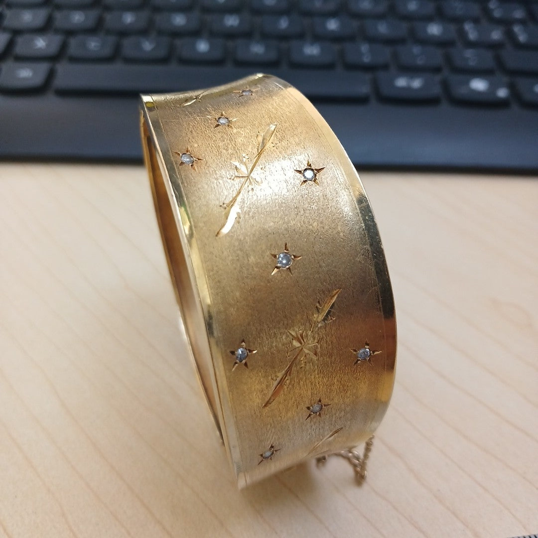 PULSERA RIGIDA ORO 18 K 35,50 GRMS (SEMINUEVO)
