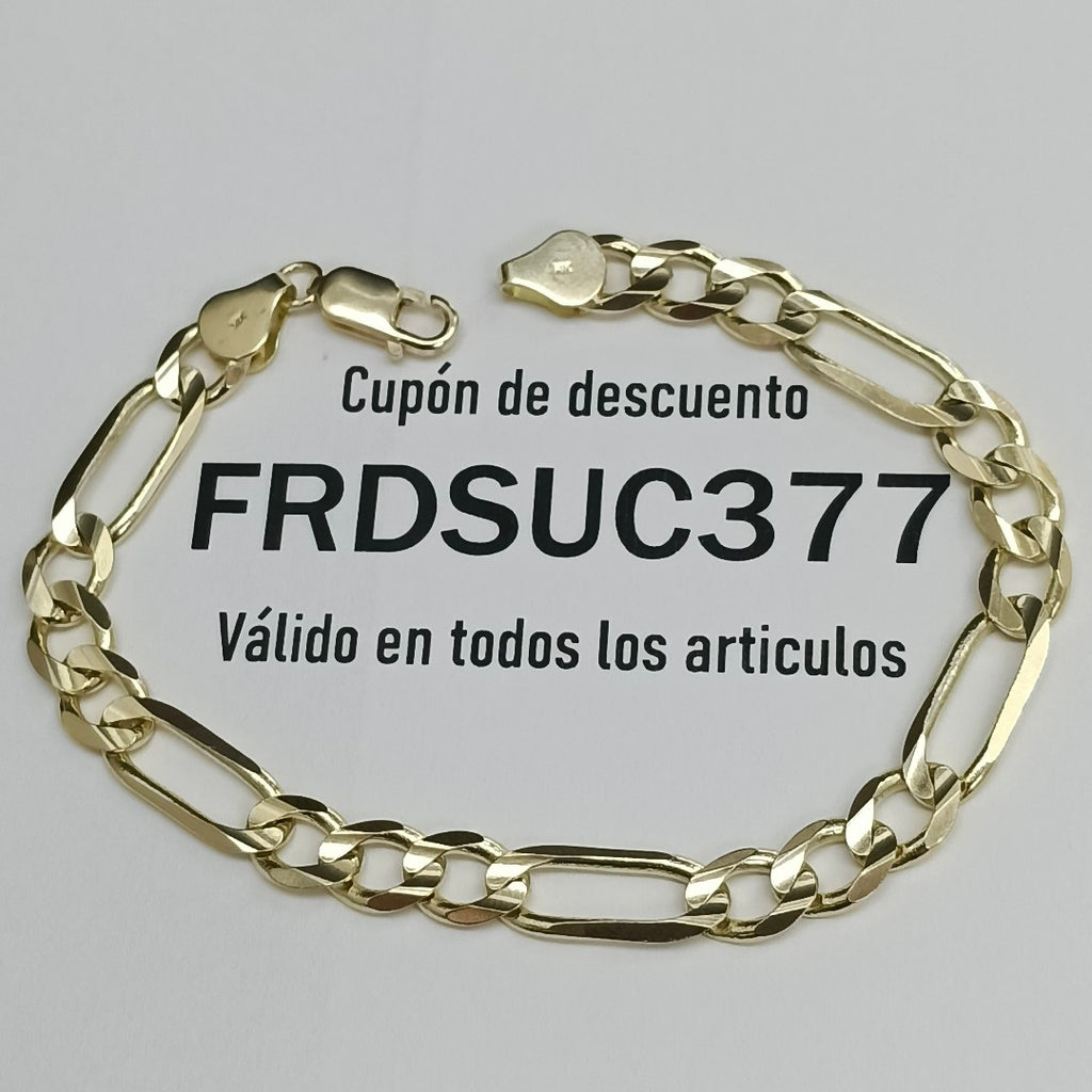 PULSERA 3X1 14K 21 CM 14.6 GR (NUEVO)