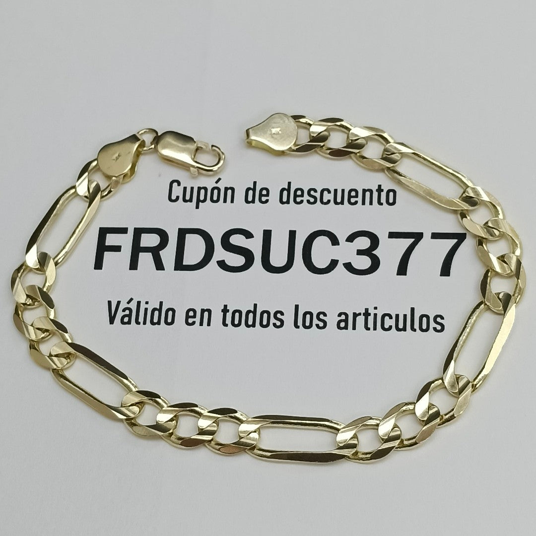 PULSERA 3X1 14K 21 CM 14.6 GR (NUEVO)