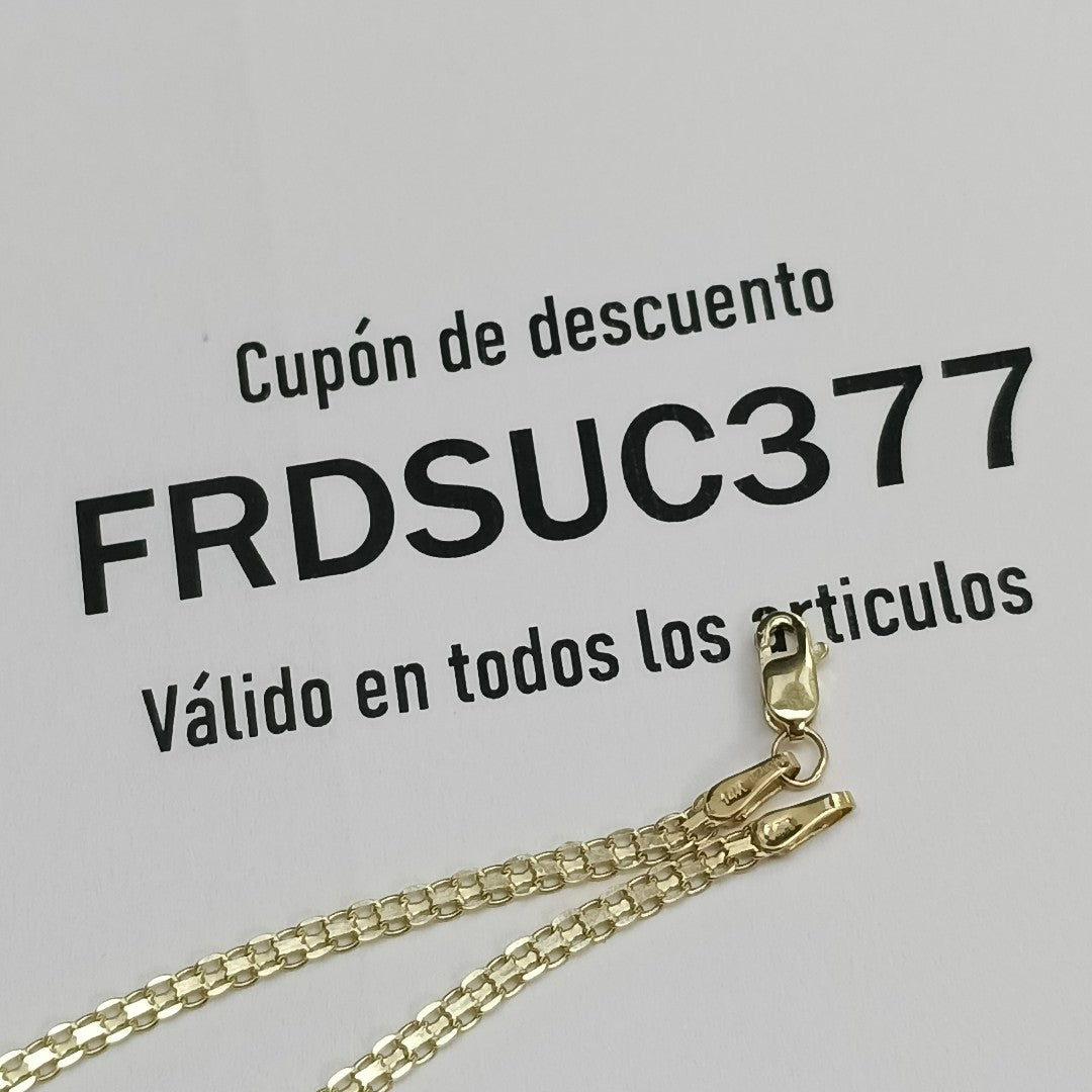 PULSERA BISMARK 14K 18 CM 2.4 GR (NUEVO)