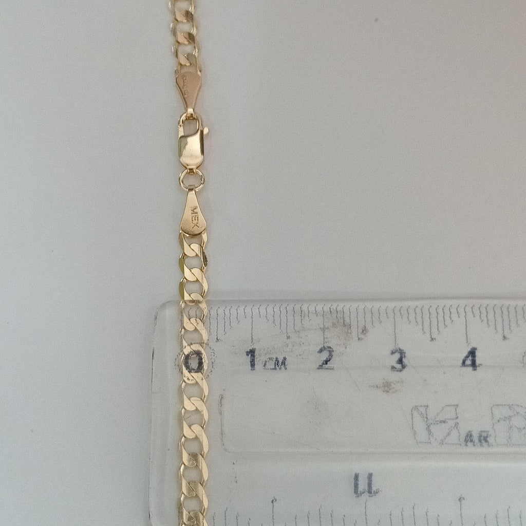 CADENA BARBADA 14K 55 CM 12.6 GR (NUEVO)