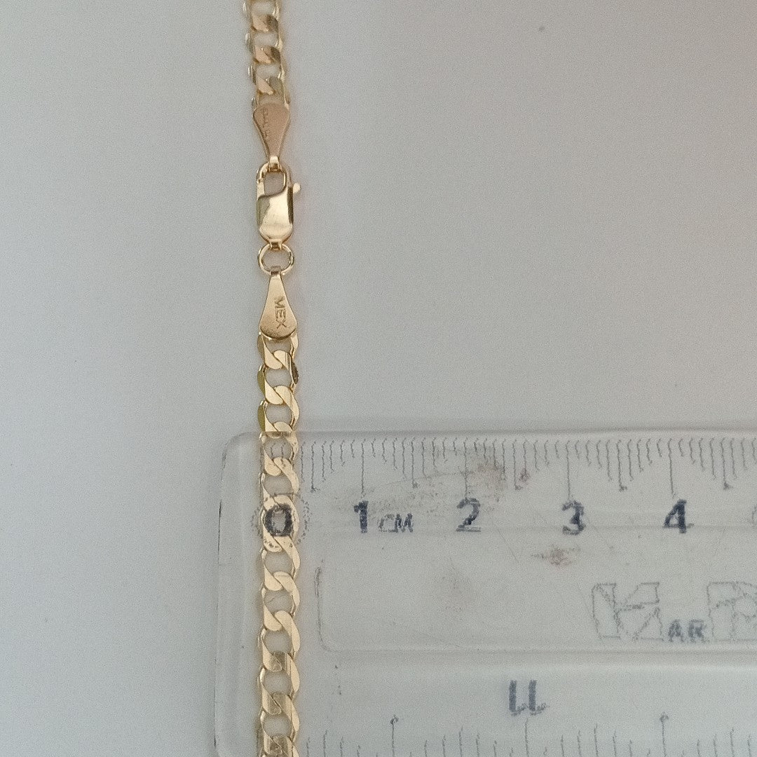 CADENA BARBADA 14K 55 CM 12.6 GR (NUEVO)