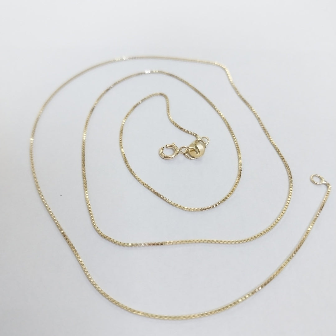CADENA VENECIANO 14K 50 CM 1.6 GR (NUEVO)