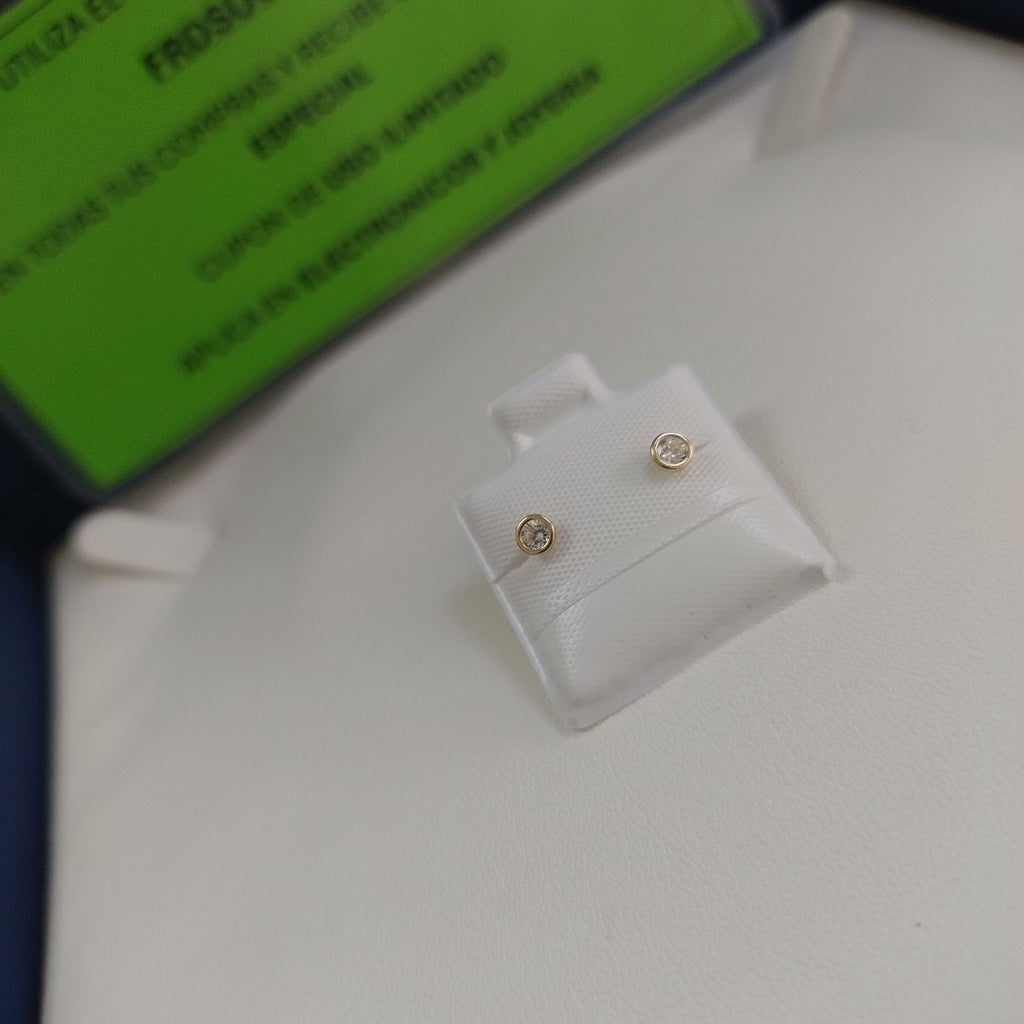 BROQUELES BROQUEL C CIRCONIA 14K 0.1501 GR (NUEVO)