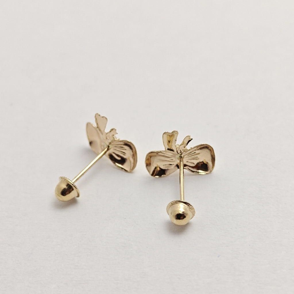BROQUELES BROQUEL FIG MOÑO C CIRCONIA 14K 0.2441 GR (NUEVO)