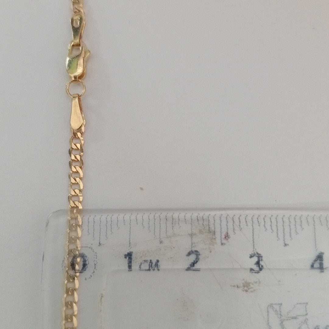 CADENA BARBADA 14K 55 CM 5.6 GR (NUEVO)