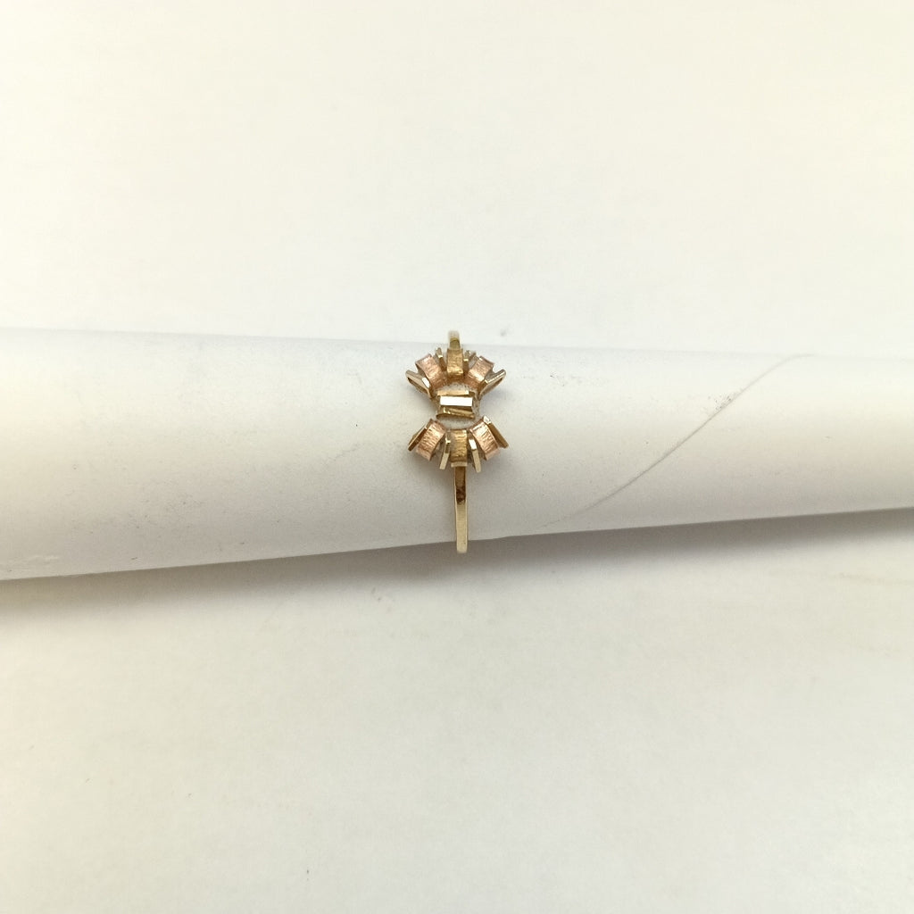 ANILLITO ORO, ORO COMBINADO 14 K 1.4 GRMS (SEMINUEVO)