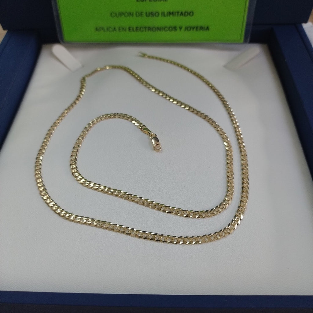 CADENA BARBADA 14K 60 CM 10 GR (NUEVO)
