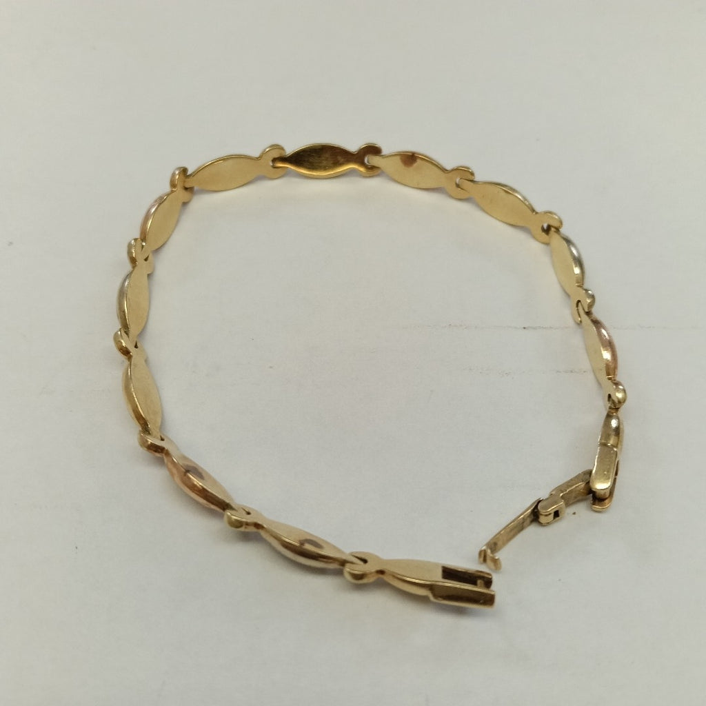 PULSERA ORO, ORO COMBINADO 14 K 6.5 GRMS (SEMINUEVO)