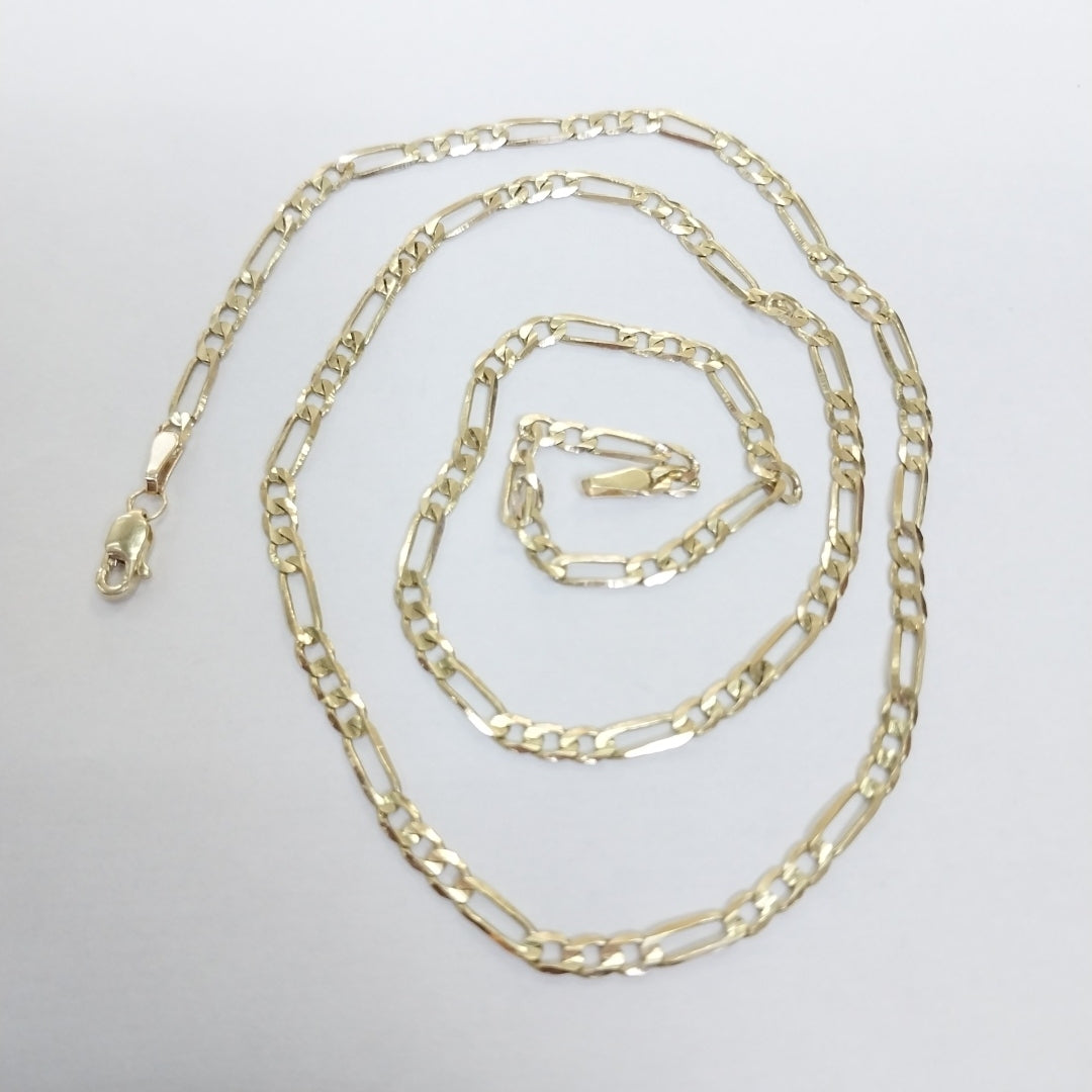 CADENA 3X1 14K 55 CM 7.2 GR (NUEVO)