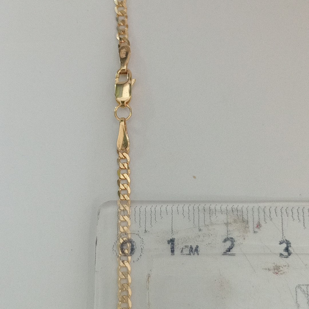 CADENA BARBADA 14K 55 CM 5.5 GR (NUEVO)