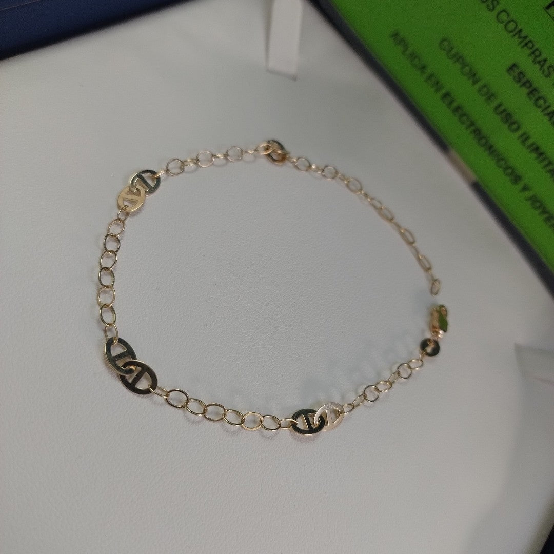 PULSERA ESPECIAL 14K 21 CM 1.8 GR (NUEVO)
