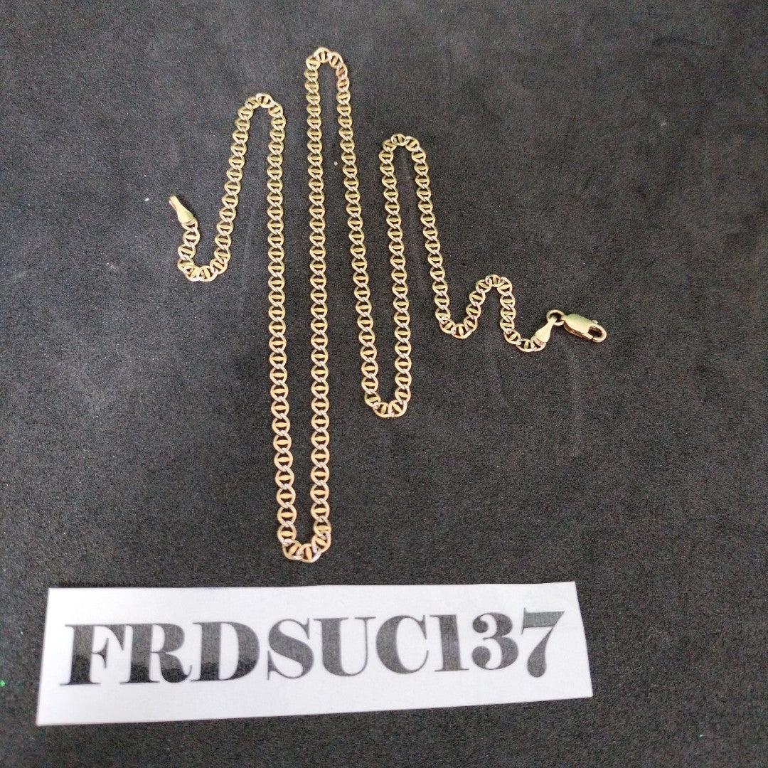 CADENA ORO, RODIADO 14 K 6.4 GRMS (SEMINUEVO)