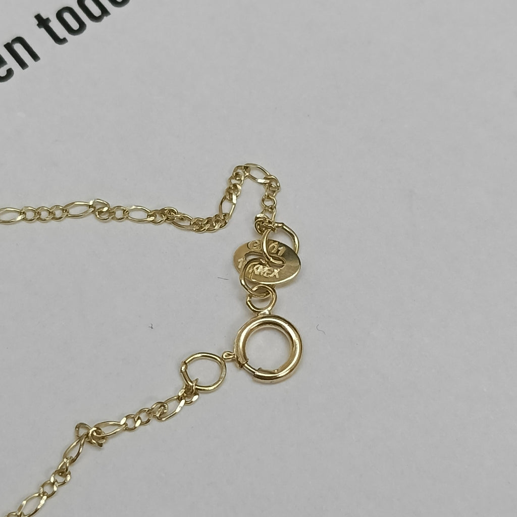 CADENAS TEJIDO 3X1 ORO 10K 55 CM 1.4 GR (NUEVO)