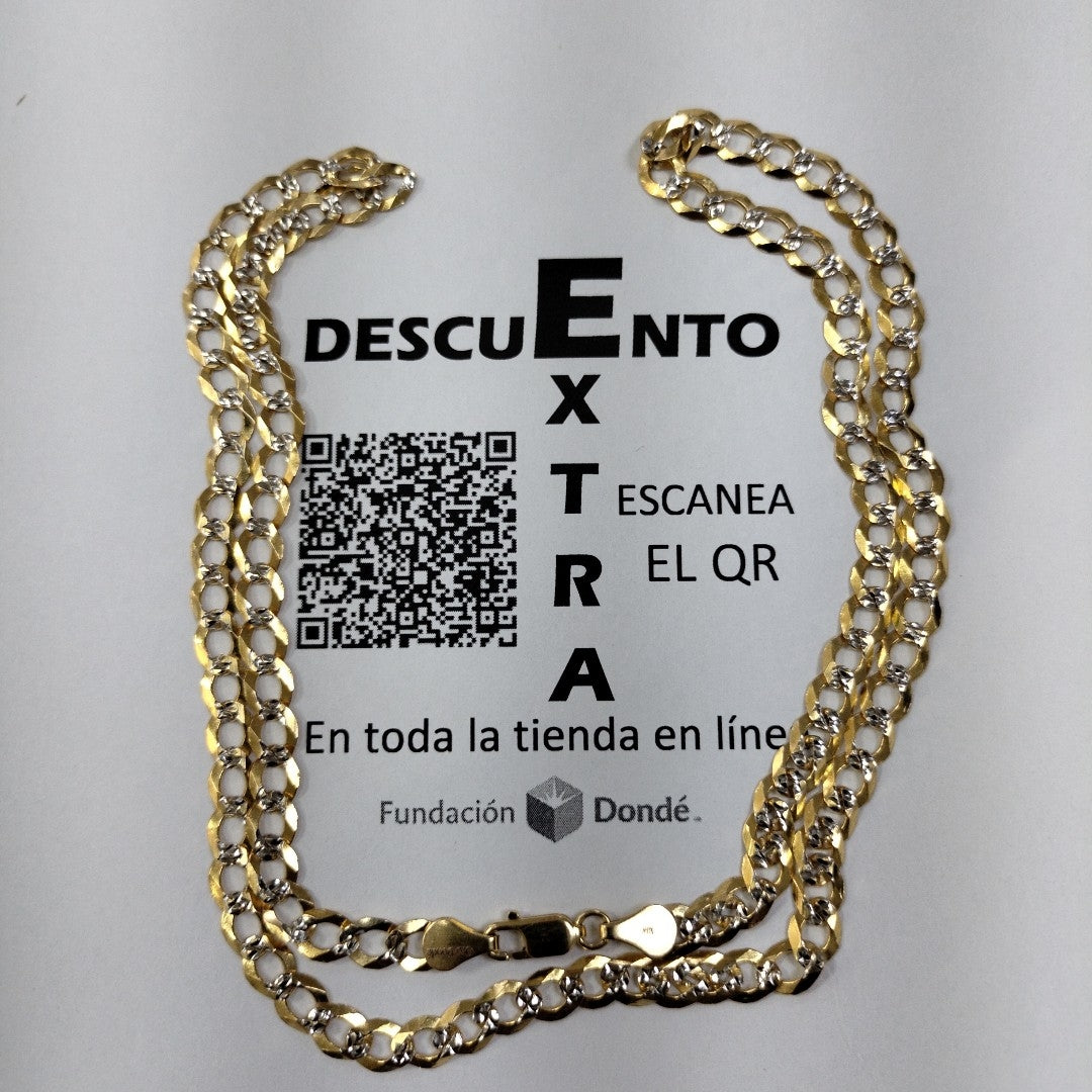 CADENA ESLABONES 14K 60 CM 16.8 GR (NUEVO)