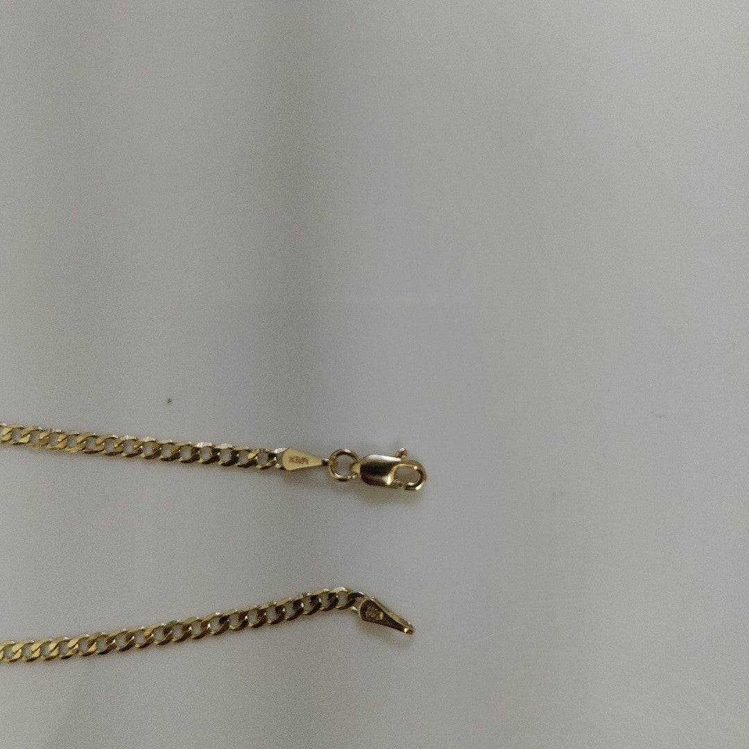 PULSERA BARBADA 14K 21 CM 2.3 GR (NUEVO)