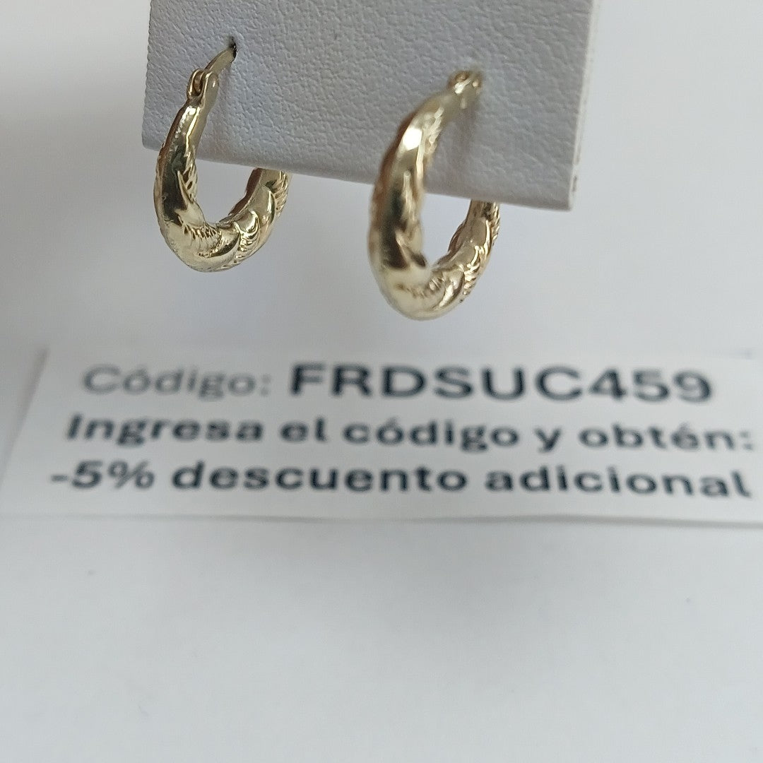 ARRACADAS ORO 10K 0.7 (NUEVO)
