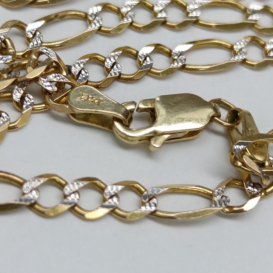 CADENA ORO,RODIADO 14 K 7,70 GRMS (SEMINUEVO)