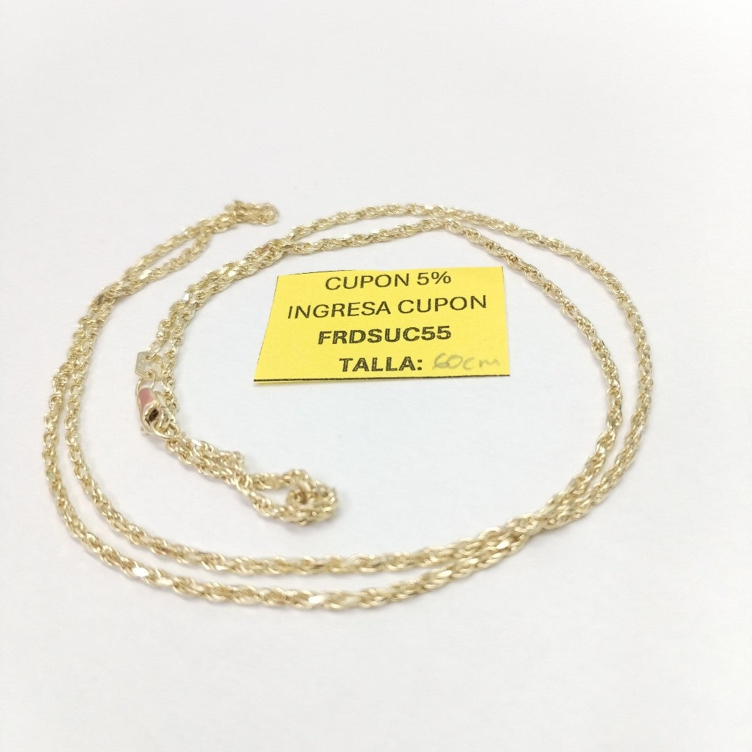 CADENA ORO 14 K 7,70 GRMS (SEMINUEVO)
