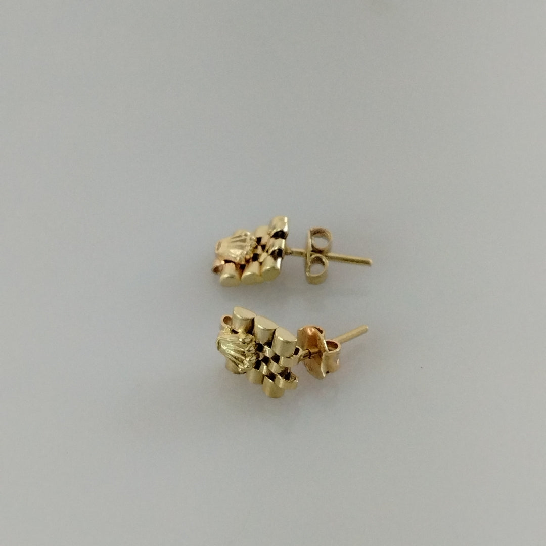 ARETES PAR ORO 14 K 3,10 GRMS (SEMINUEVO)