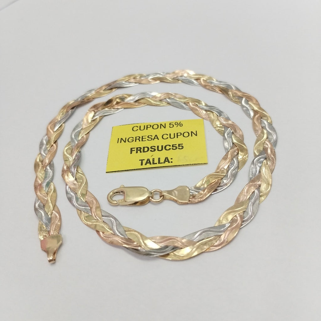 GARGANTILLA ORO, ORO COMBINADO 14 K 12.1 GRMS (SEMINUEVO)