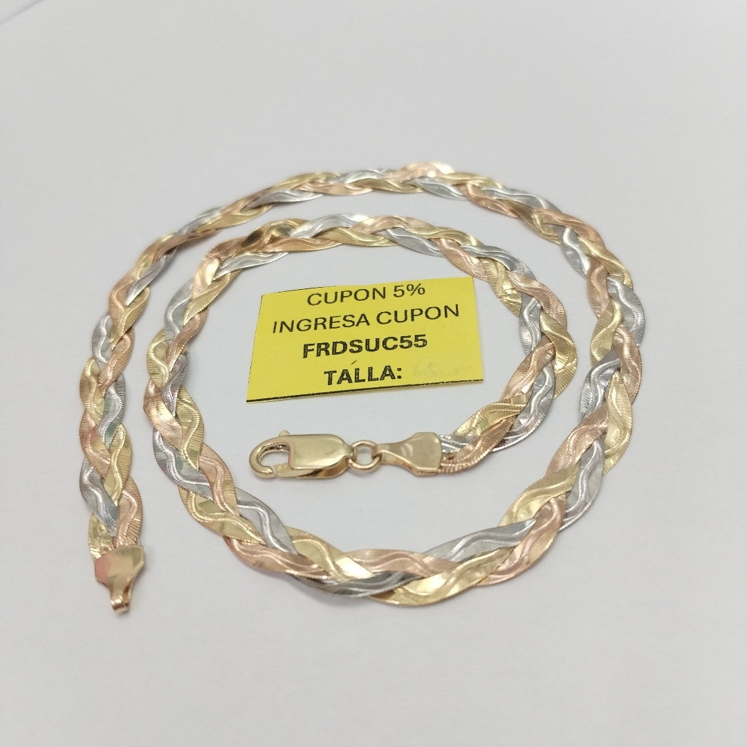GARGANTILLA ORO, ORO COMBINADO 14 K 12.1 GRMS (SEMINUEVO)