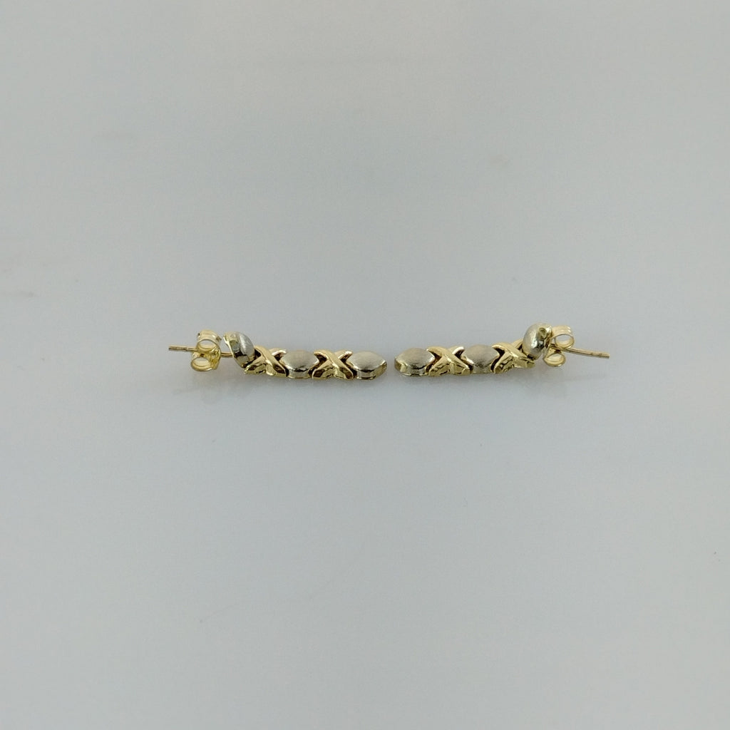 BROQUELES PAR ORO 14 K 2,20 GRMS (SEMINUEVO)