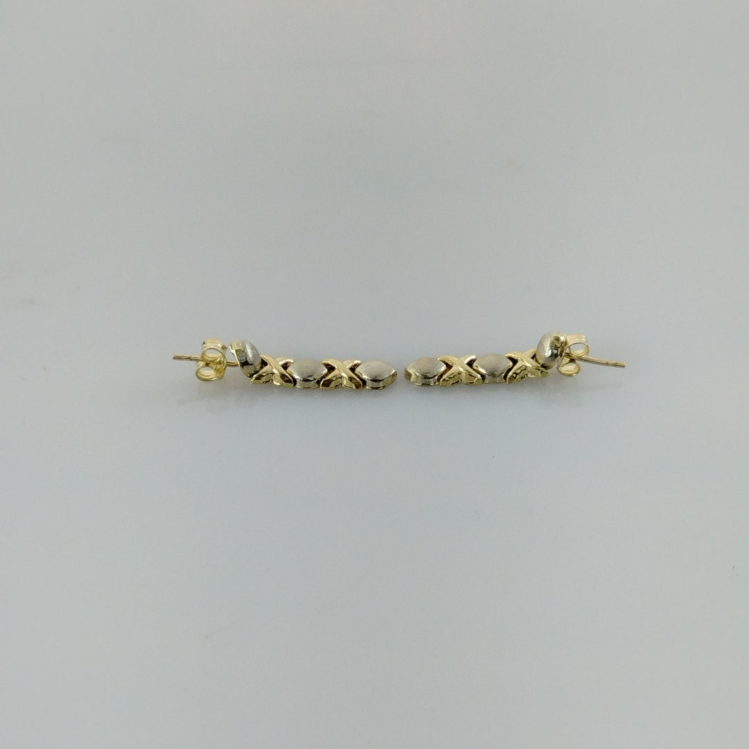 BROQUELES PAR ORO 14 K 2,20 GRMS (SEMINUEVO)