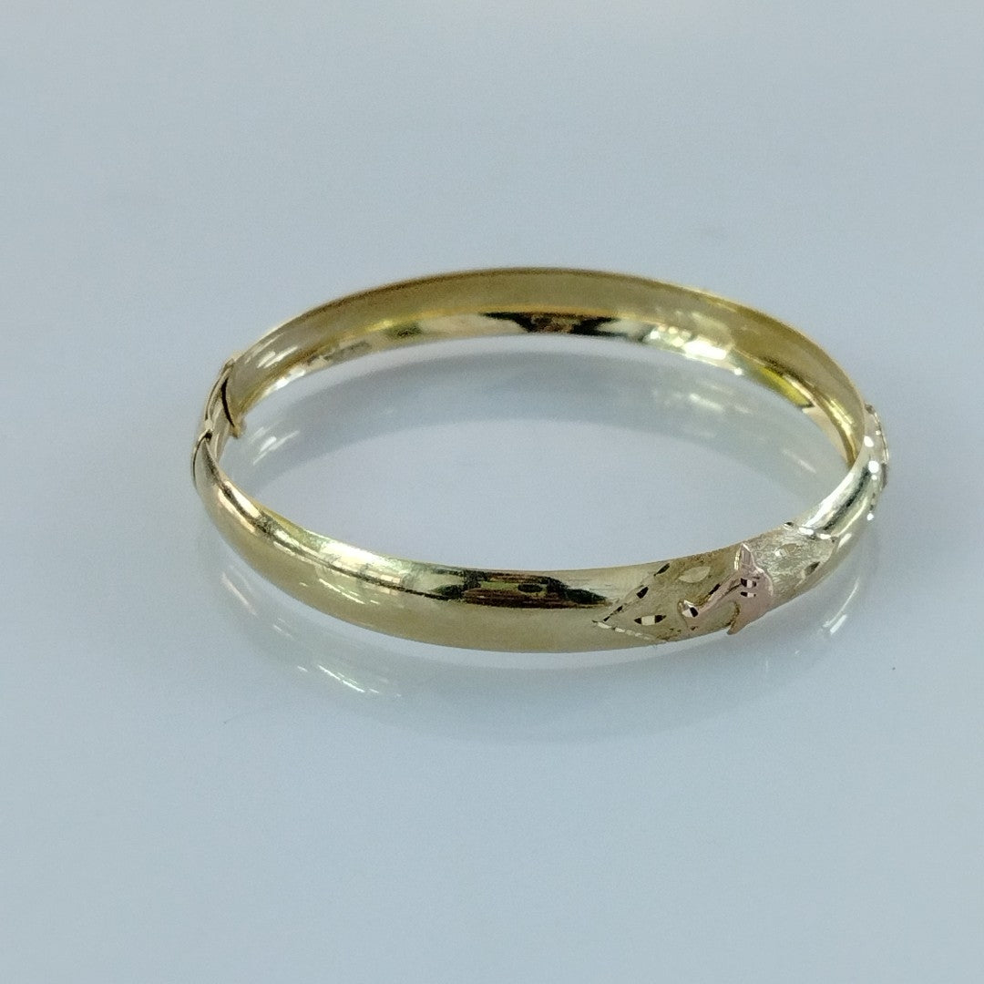 PULSERA RIGIDA ORO 10 K 6,80 GRMS (SEMINUEVO)
