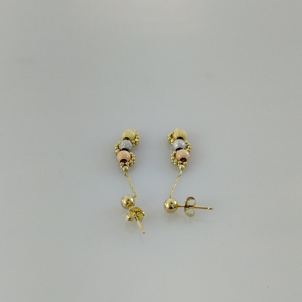 BROQUELES PAR ORO 14 K 2,20 GRMS (SEMINUEVO)
