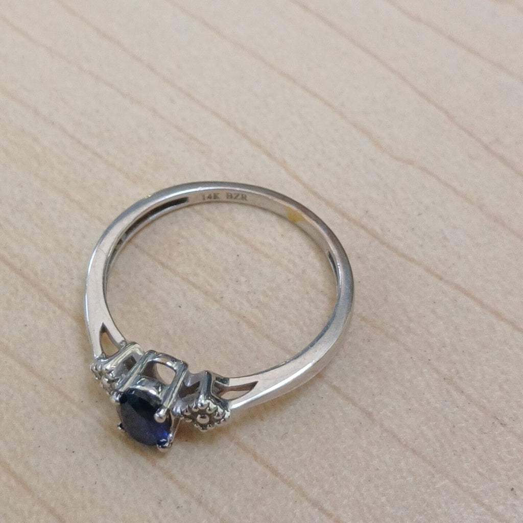 ANILLITO ORO, ORO BLANCO 14 K 1.7 GRMS (SEMINUEVO)
