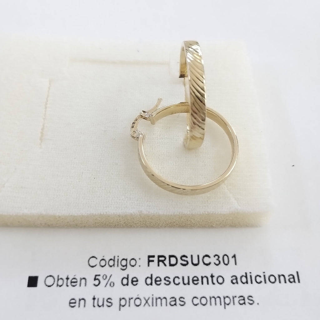 ARETES ARRACADA ASTRIADA 10K 2.3 GR (NUEVO)