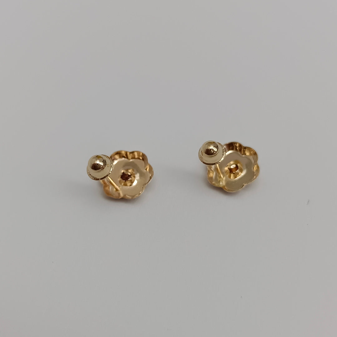 BROQUELES BROQUEL FIG FLOR C CIRCONIA 14K 0.2581 GR (NUEVO)