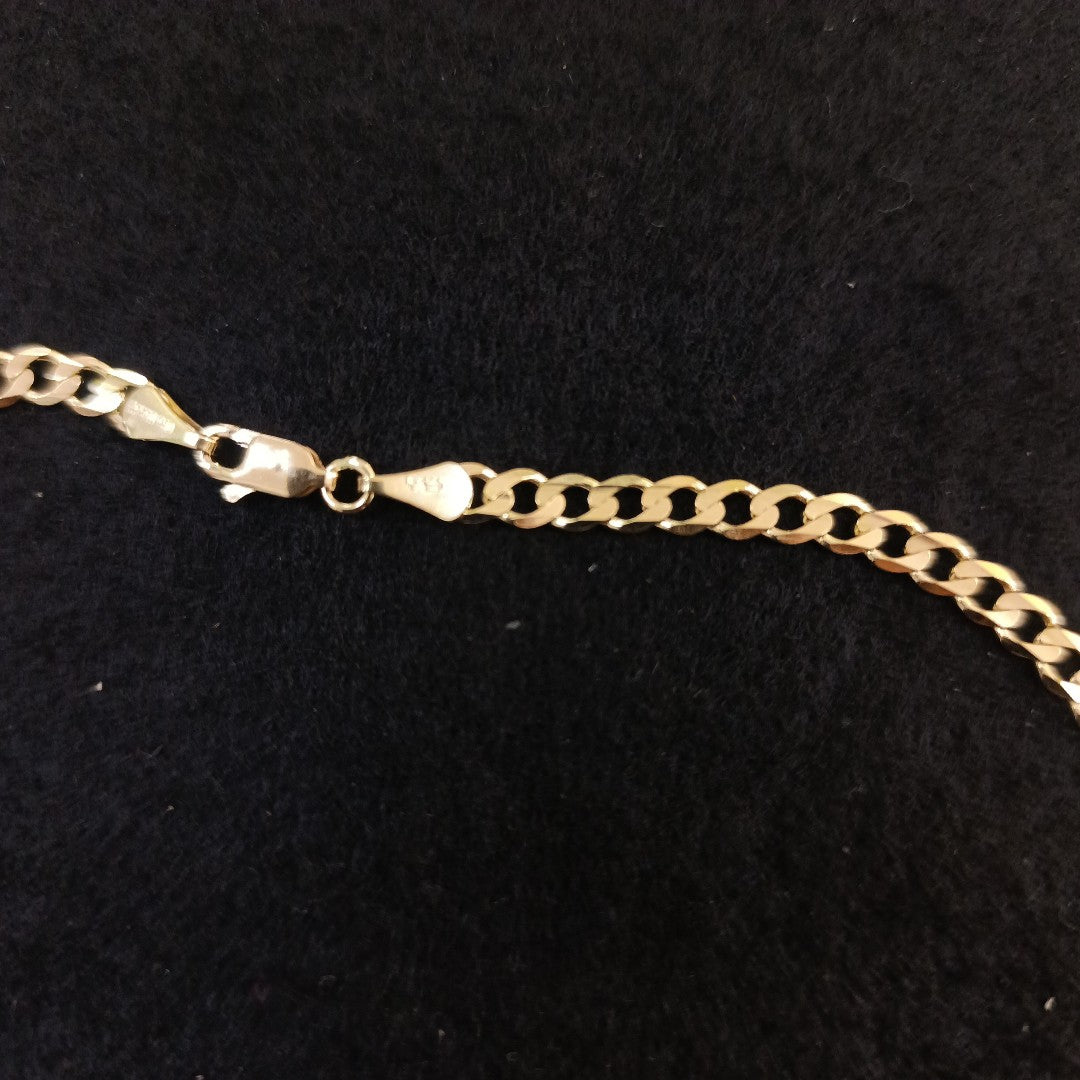 CADENA BARBADA 14K 55 CM 12.6 GR (NUEVO)