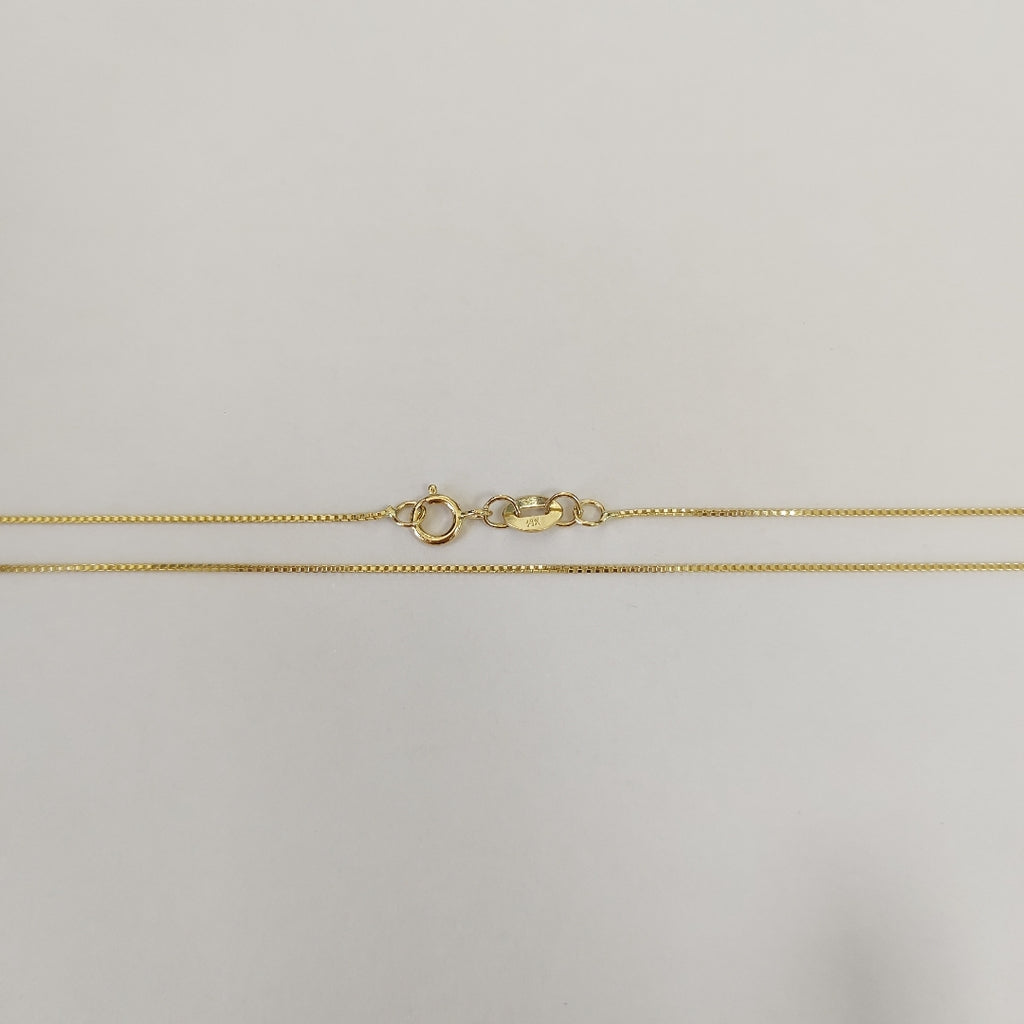 CADENA VENECIANO 14K 55 CM 1.7 GR (NUEVO)