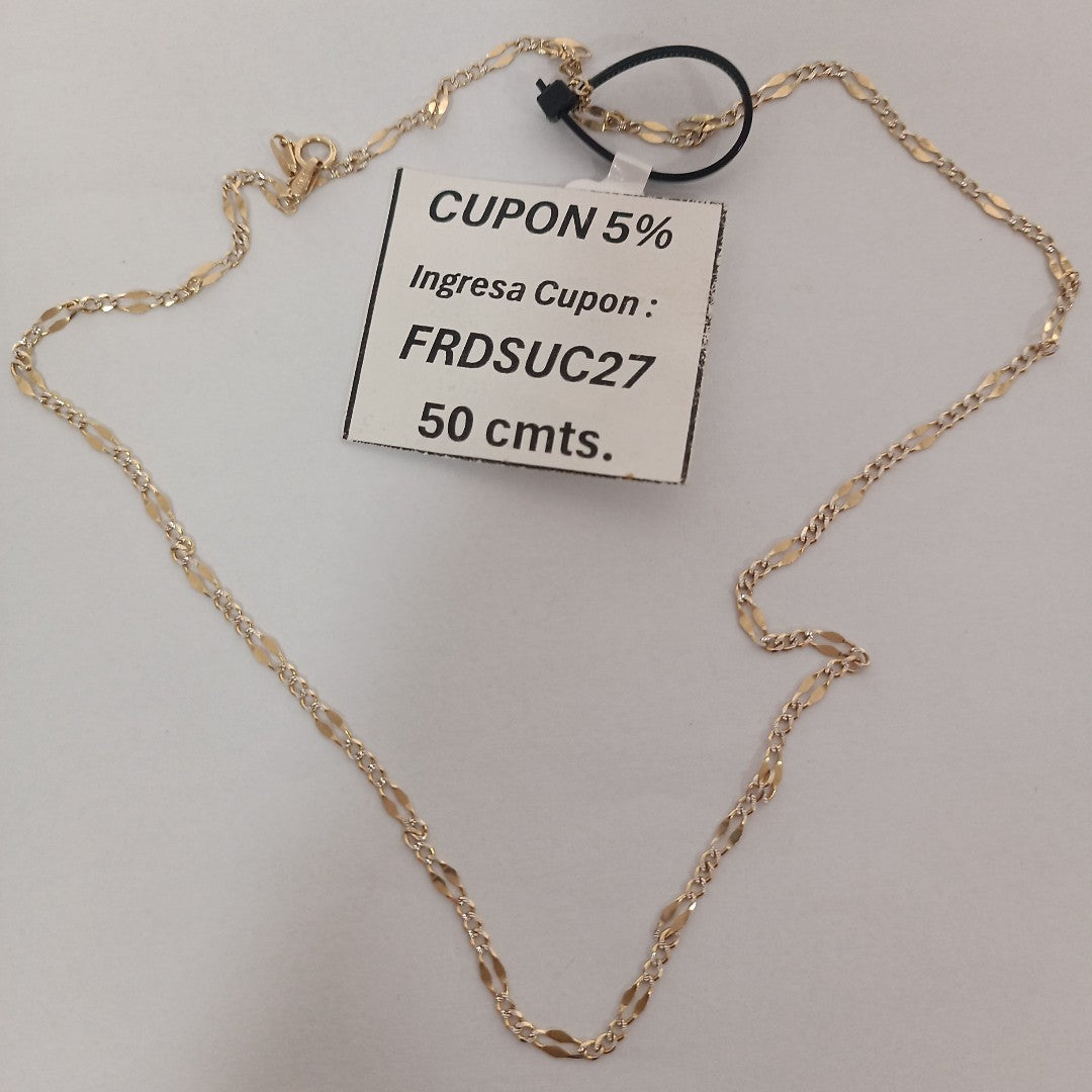 CADENA ORO 14 K 3.3 GRMS (SEMINUEVO)